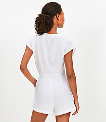 LOFT Beach Triple Cloth Romper carousel Product Image 3