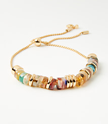 Tortoiseshell Print Spliced Pull Tie Bracelet carousel Product Image 1
