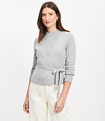 Layered Wrap Sweater carousel Product Image 1
