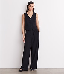 LOFT Versa Ponte Pocket Vest carousel Product Image 1