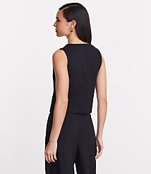 LOFT Versa Ponte Pocket Vest carousel Product Image 3