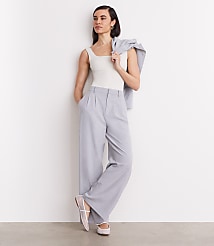 LOFT Versa Ribbed Square Neck Bodysuit carousel Product Image 1