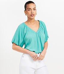 V-Neck Mixed Media Top carousel Product Image 3