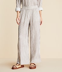 Lou & Grey Striped Triple Cloth Wide Leg Pants carousel Product Image 2
