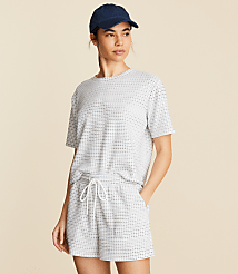 Lou & Grey Geo Jacquard Drawstring Shorts carousel Product Image 1