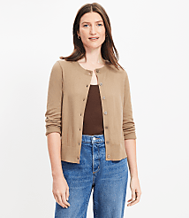 Modern Crew Neck Cardigan carousel Product Image 1
