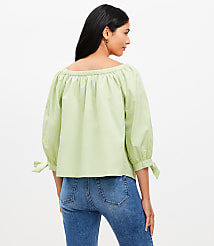 Tie Cuff Off The Shoulder Top carousel Product Image 3