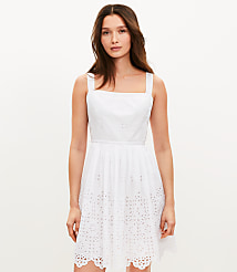 Eyelet Corset Mini Dress carousel Product Image 2