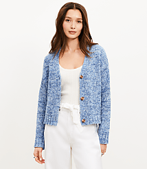 Marled Easy V-Neck Cardigan carousel Product Image 1