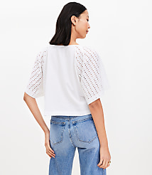 Eyelet Modern Tee carousel Product Image 3