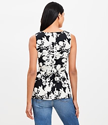Garden Linen Blend Square Neck Vest Top carousel Product Image 3