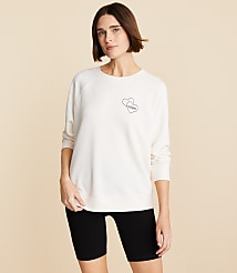 Lou & Grey Mom Embroidered Cozy Cotton Sweatshirt carousel Product Image 2