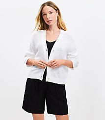 Easy V-Neck Cardigan carousel Product Image 2