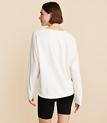 Lou & Grey Mom Embroidered Cozy Cotton Sweatshirt carousel Product Image 3