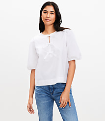 Poplin Bow Top carousel Product Image 2
