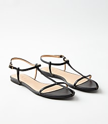 Skinny T-Strap Sandals carousel Product Image 1