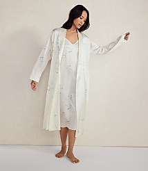 Haven Well Within Washable Silk Delicate Floral Robe carousel Product Image 3