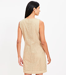 Petite Eyelet Button Mini Pocket Dress carousel Product Image 2