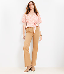 Meadow Peplum Wrap Top carousel Product Image 1