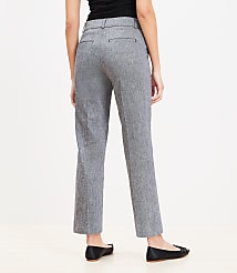 Petite Riviera Slim Pants in Linen Blend carousel Product Image 3