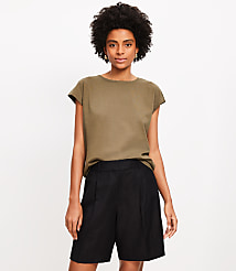 Peyton Shorts in Linen Blend carousel Product Image 1
