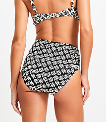LOFT Beach Leafed High Waist Bikini Bottom carousel Product Image 3