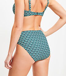 LOFT Beach Geo High Waist Bikini Bottom carousel Product Image 3