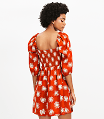 LOFT Beach Sunny Linen Cutout Twist Mini Pocket Dress carousel Product Image 4