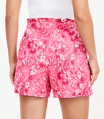 Paisley Breezy Shorts in Linen Blend carousel Product Image 3