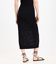 Textured Midi Sweater Skirt carousel Product Image 3