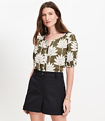 Cuffed Shorts in Doubleweave carousel Product Image 1