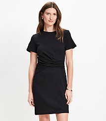 Petite Draped Mini Tee Dress carousel Product Image 1
