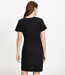 Draped Mini Tee Dress carousel Product Image 3