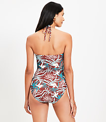 LOFT Sunset U Wire Bandeau One Piece Swimsuit carousel Product Image 3