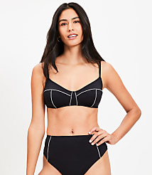 LOFT Beach Zig Zag Stitch Bikini Top carousel Product Image 2