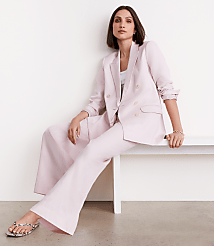 Petite LOFT Versa Pure Spun Double Breasted Blazer carousel Product Image 4