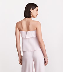 Petite LOFT Versa Pure Spun Foldover Strapless Top carousel Product Image 3
