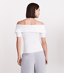 LOFT Versa Foldover Off The Shoulder Sweater carousel Product Image 3