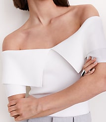 LOFT Versa Foldover Off The Shoulder Sweater carousel Product Image 4
