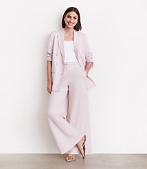 LOFT Versa Pure Spun Double Breasted Blazer carousel Product Image 1