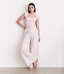 LOFT Versa 360 Knit Ruched Square Neck Bodysuit carousel Product Image 1