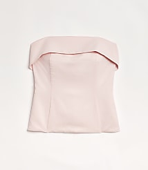Petite LOFT Versa Pure Spun Foldover Strapless Top carousel Product Image 4