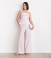 Petite LOFT Versa Pure Spun Foldover Strapless Top carousel Product Image 1