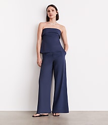 Petite LOFT Versa Pure Spun Foldover Strapless Top carousel Product Image 1