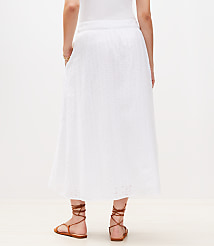 Eyelet Pull On Maxi Pocket Skirt carousel Product Image 3