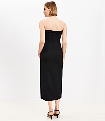 Knit Strapless Midi Dress carousel Product Image 3