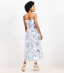 Bird Toile Strappy Midi Pocket Dress carousel Product Image 2