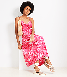 Paisley Tie Poplin Midi Pocket Dress carousel Product Image 2