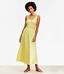 Poplin Smocked Maxi Pocket Dress carousel Product Image 2
