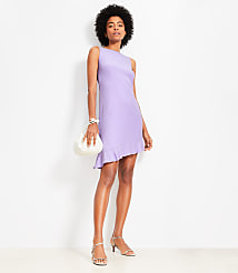 Asymmetrical Ruffle Mini Dress carousel Product Image 2